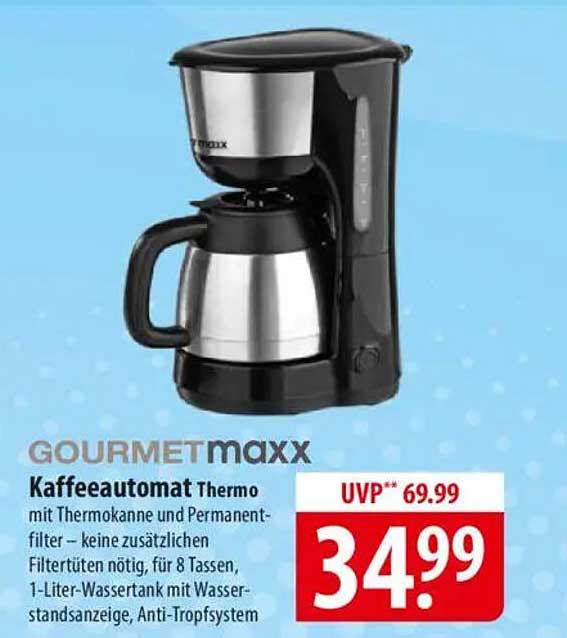 Kaffeemaschine GOURMETmaxx Thermo