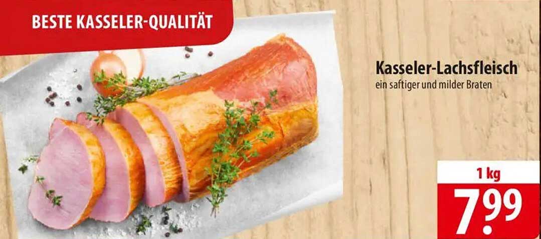 Kasseler-Lachsfleisch - ein saftiger und milder Braten