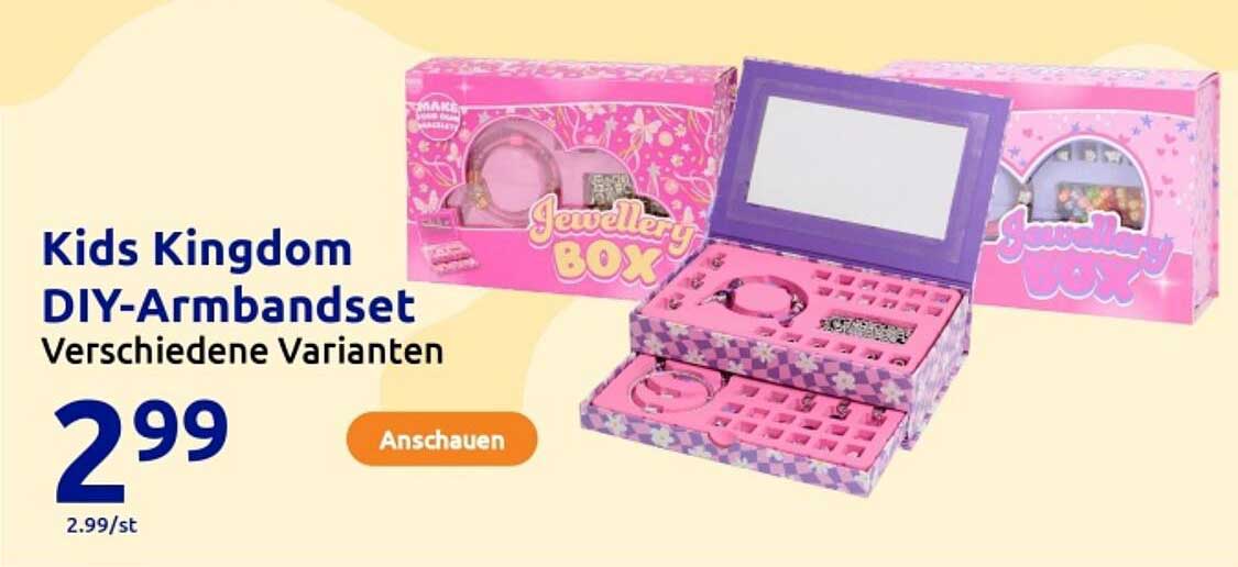 Kids Kingdom DIY-Armbandset - Verschiedene Varianten