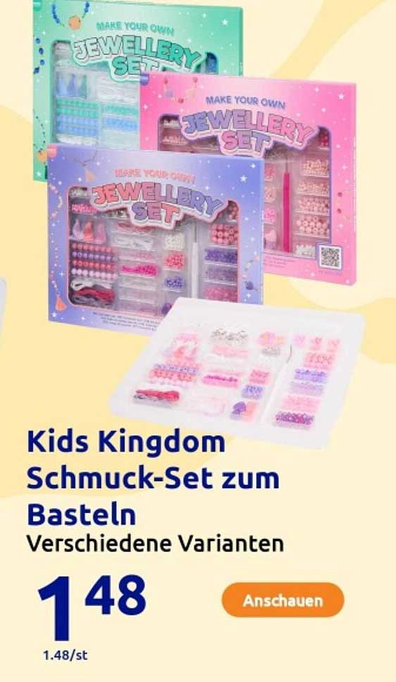 Kids Kingdom Schmuck-Set zum Basteln