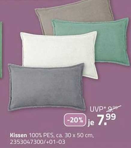 Kissen 100% PES, ca. 30 x 50 cm