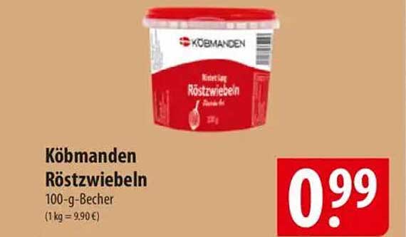 Köbmanden Röstzwiebeln 100-g-Becher