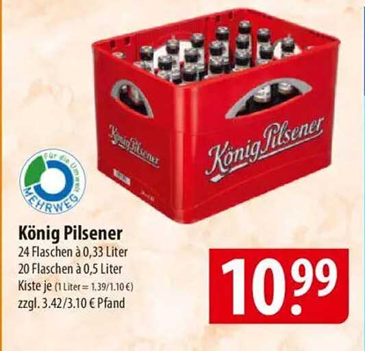 König Pilsener Kiste