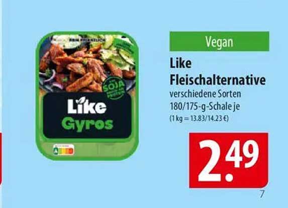 Like Fleischalternativ Gyros - verschiedene Sorten