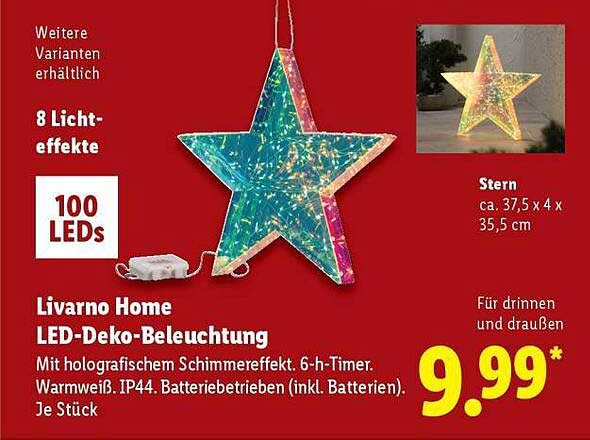 Livorno Home LED-Deko-Beleuchtung
