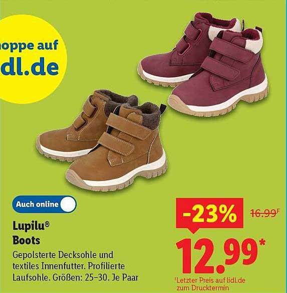 Lupilu® Boots - Hochwertige Kinderschuhe für die kalte Jahreszeit