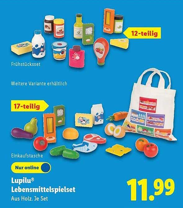 Lupilu® Lebensmittelspielset – 17-teilig