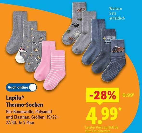 Lupilu® Thermo-Socken 5 Paar
