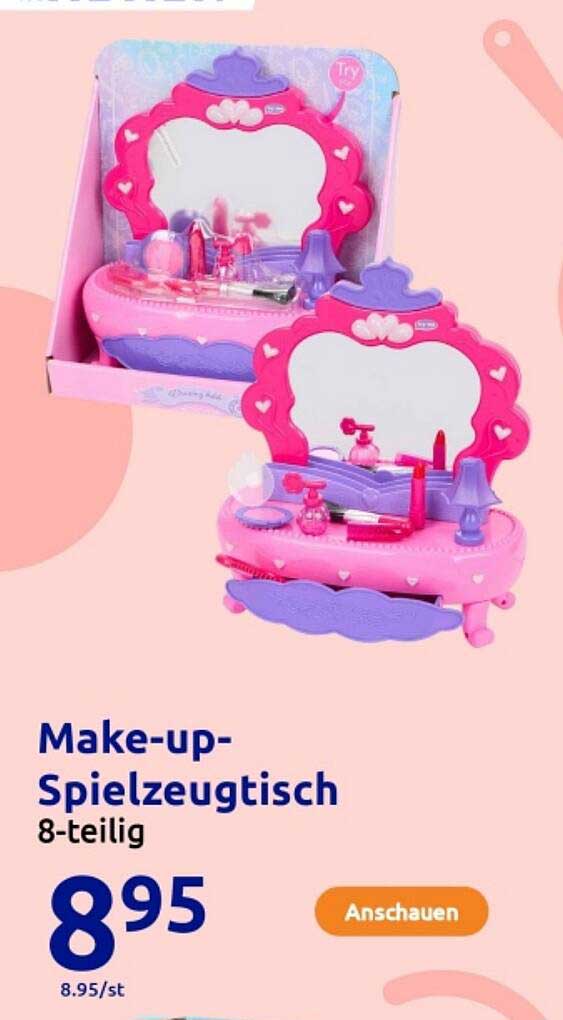 Make-up-Spielzeugtisch 8-teilig