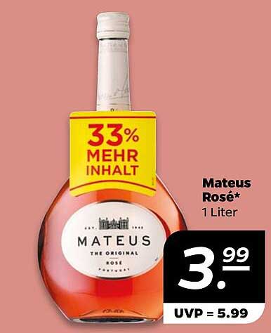 Mateus Rosé 1 Liter - Jetzt zum Sonderpreis!