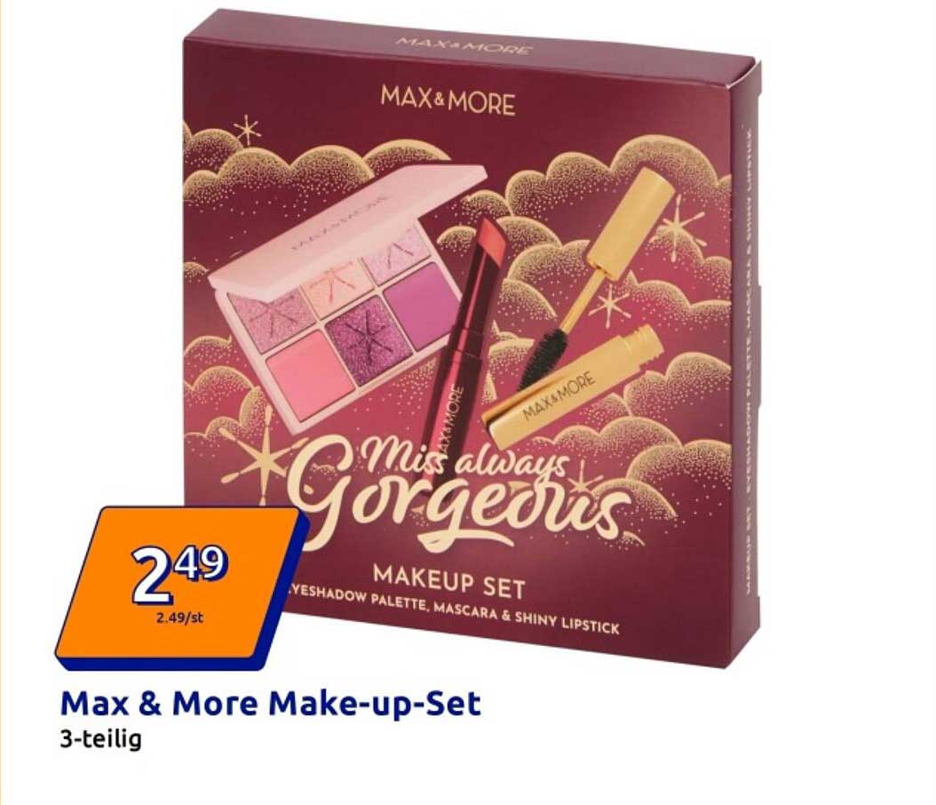 Max & More Make-up-Set 3-teilig