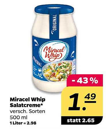 Miracel Whip Salatcreme 500 ml – Original