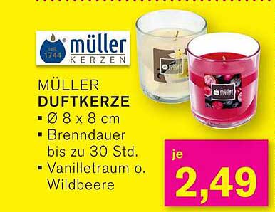 MÜLLER DUFTKERZE