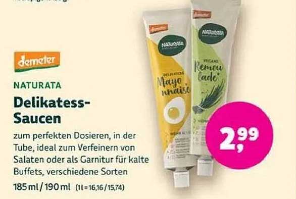 NATURATA Delikatess-Saucen
