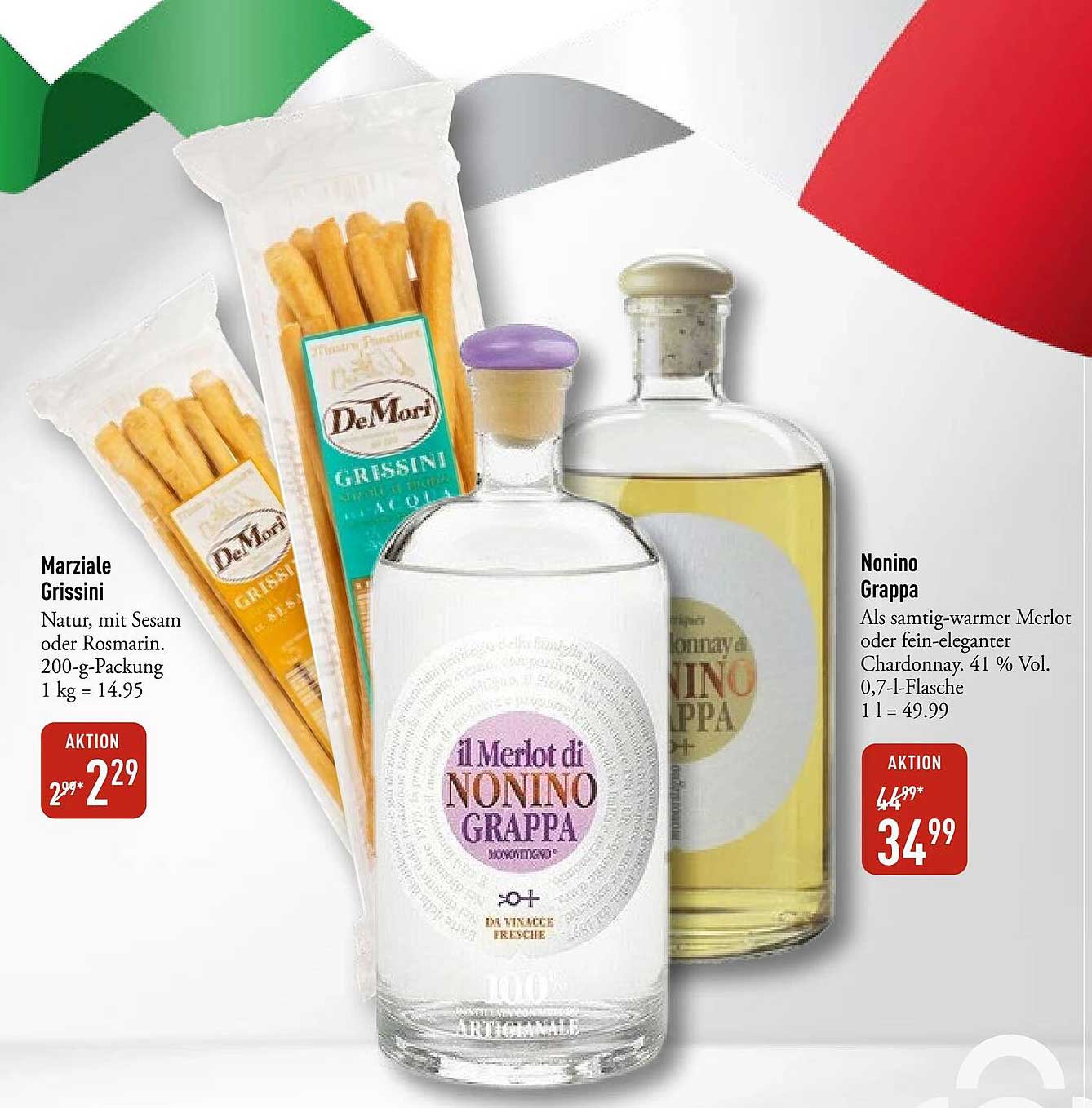 Nonino Grappa & Marziale Grissini - Das perfekte Genuss-Duo