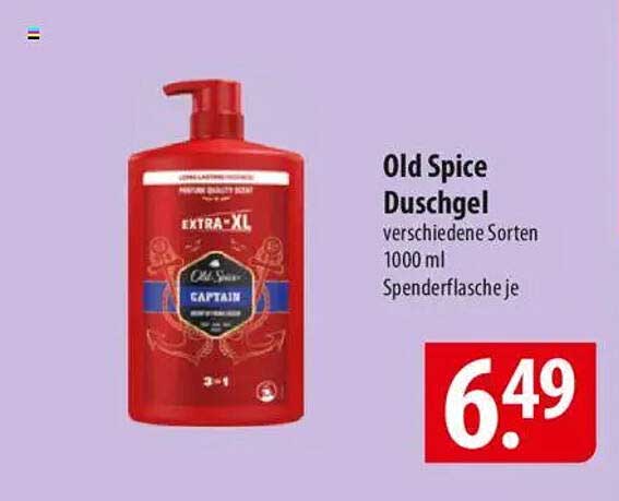 Old Spice Duschgel verschiedene Sorten 1000 ml Spenderflasche je