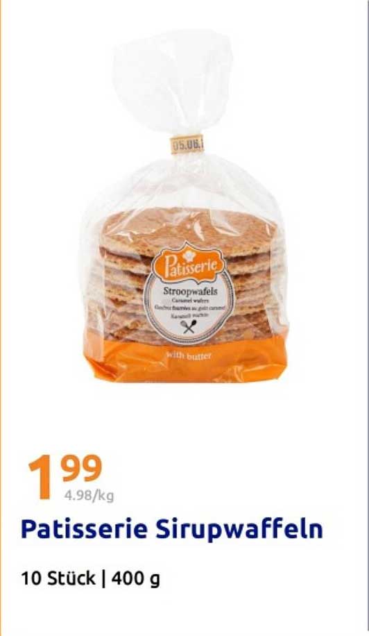Patisserie Sirupwaffeln - 10 Stück für nur 1,99 €