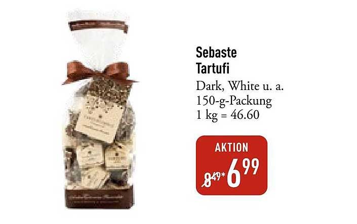 Sebaste Tartufi - 150-g-Packung