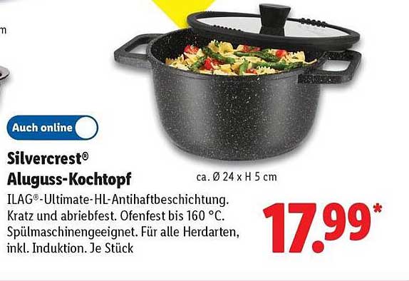 Silvercrest® Aluguss-Kochtopf