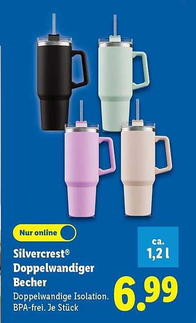 Silvercrest® Doppelwandiger Becher - nur online erhältlich!