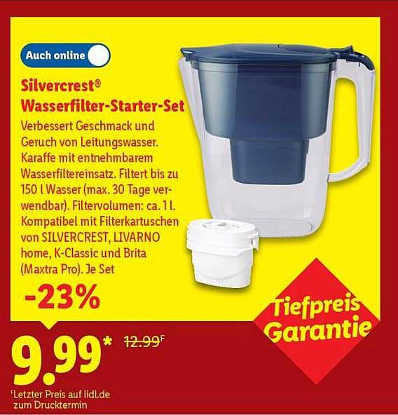 Silvercrest® Wasserfilter-Starter-Set