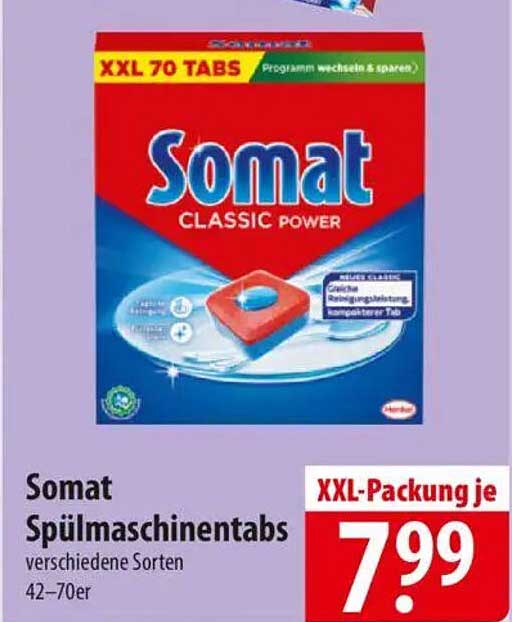Somat Spülmaschinentabs XXL-Packung