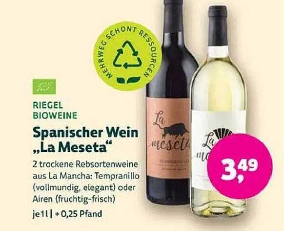 Spanischer Wein "La Meseta"
