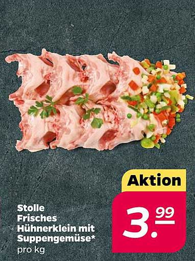 Stolle Frisches Hühnerklein mit Suppengemüse pro kg