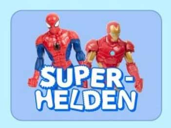 Superhelden Figuren - Spiderman und Iron Man
