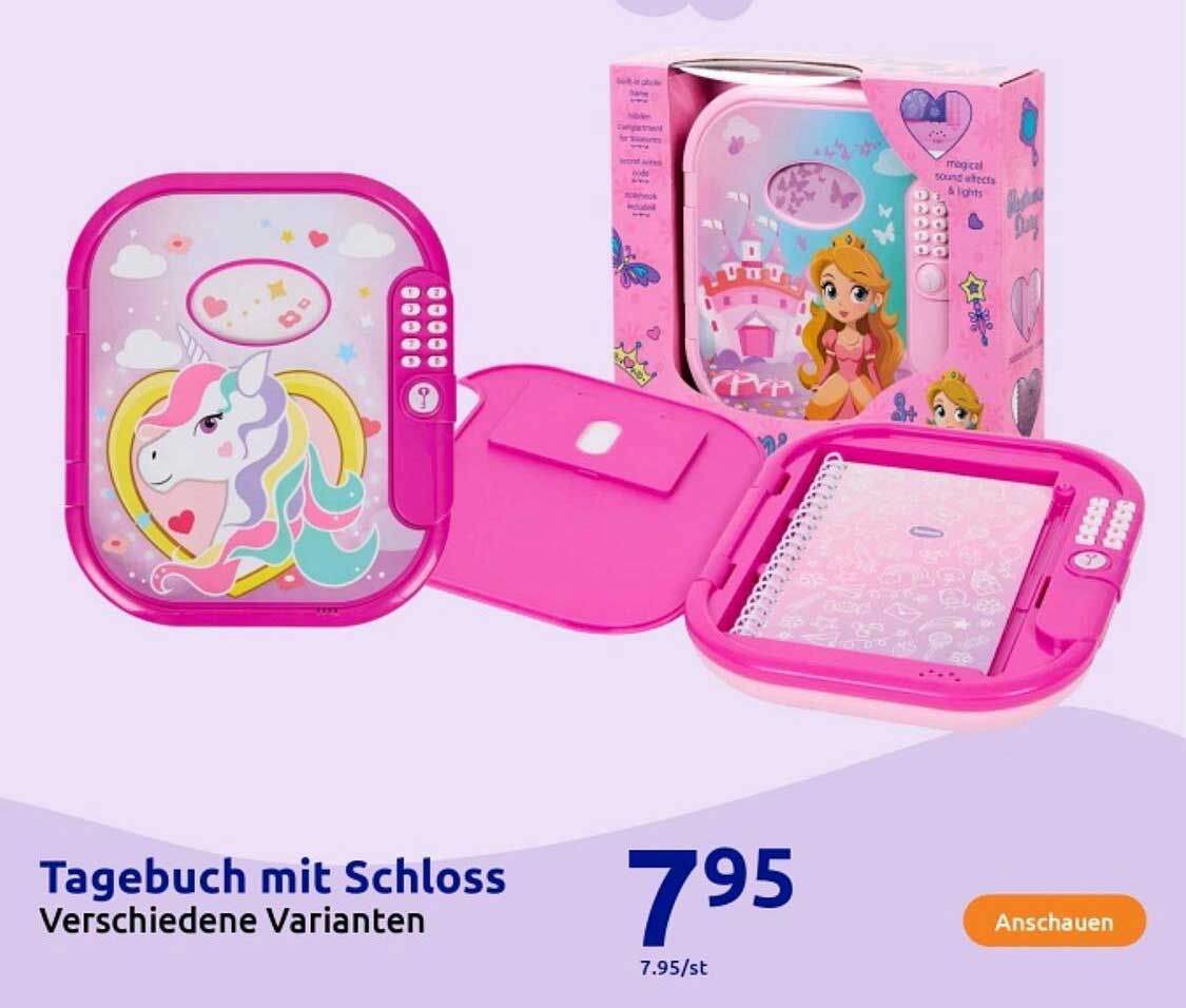 Tagebuch mit Schloss – Verschiedene Varianten