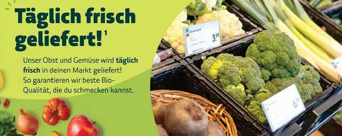 Täglich frisch geliefert – Biologische Vielfalt im BioMarkt