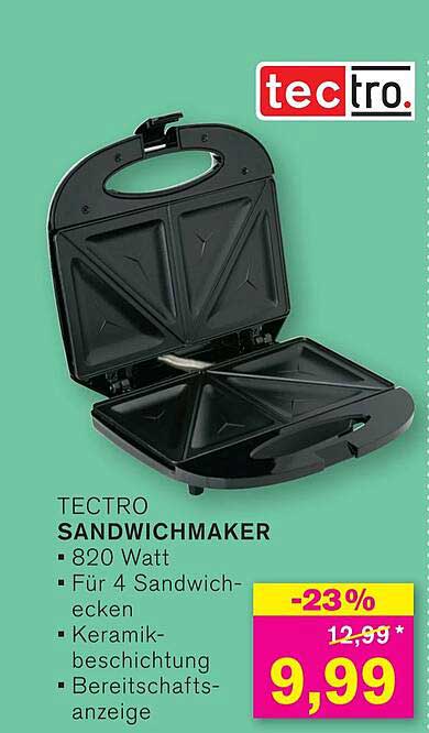 TECTRO SANDWICHMAKER