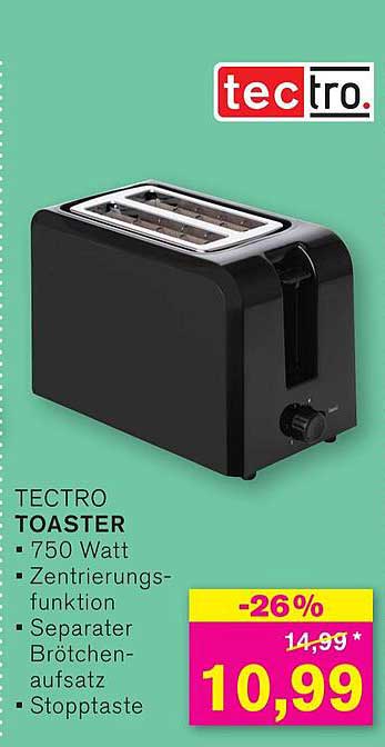 TECTRO TOASTER 750 Watt