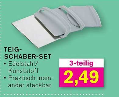 TEIG-SCHABER-SET 3-teilig
