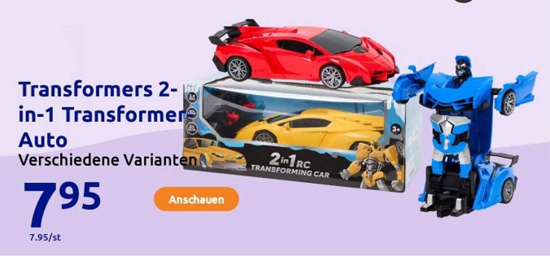 Transformers 2-in-1 Transformer Auto – verschiedene Varianten