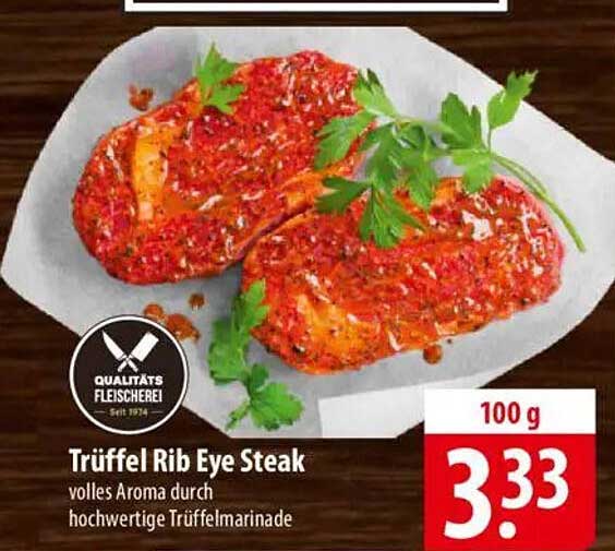 Trüffel Rib Eye Steak