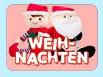 WEIHNACHTEN - Kuscheltiere von Elf und Weihnachtsmann