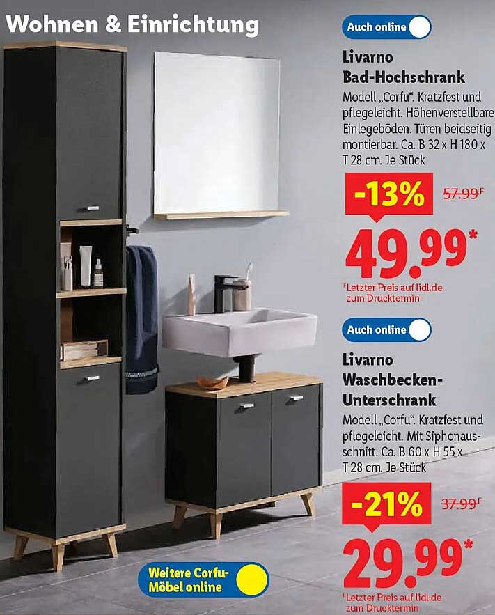 Luxus Bad Hochschrank Lidl Bilder