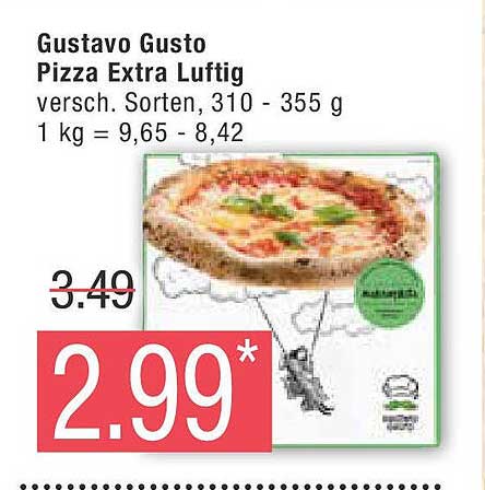 Gustavo Gusto Pizza Extra Luftig