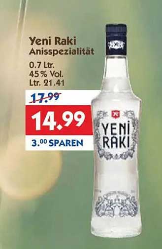 Yeni Raki Anisspezialität