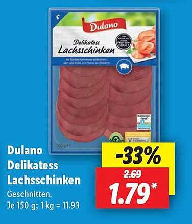Dulano Delikatess Lachsschinken