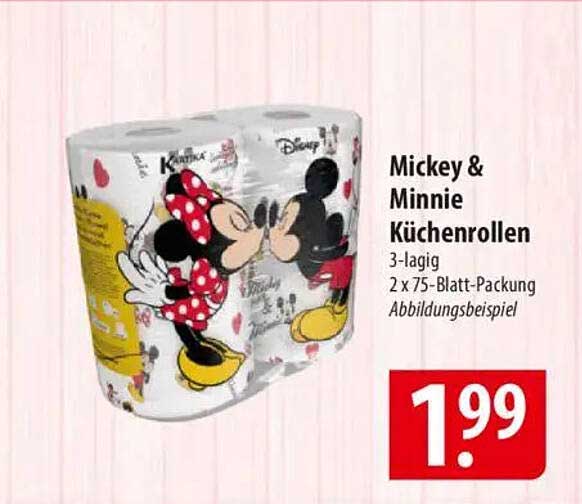 Mickey & Minnie Küchenrollen