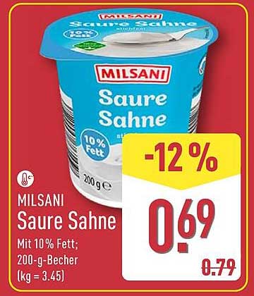 MILSANi Saure Sahne 200g