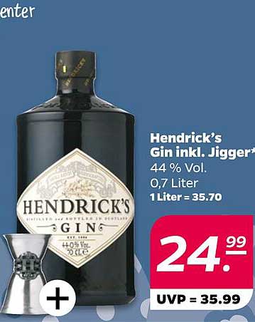 Hendrick's Gin inkl. Jigger*
