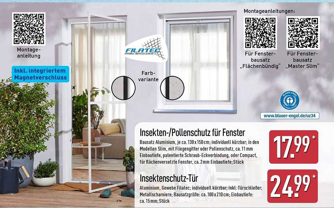 Faszinierend Insektenschutz Fenster Aldi Fotos