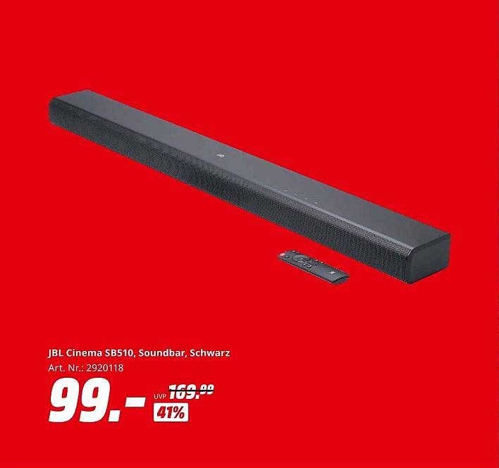 JBL Cinema SB510, Soundbar, Schwarz