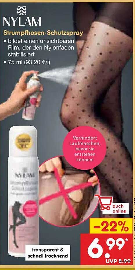 NYLAM Strumpfhosen-Schutzspray
