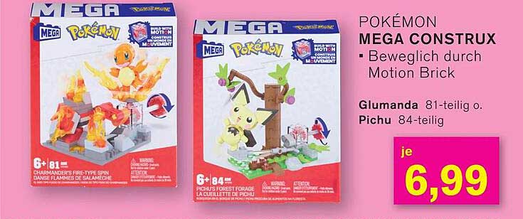 POKÉMON MEGA CONSTRUX - Beweglich durch Motion Brick