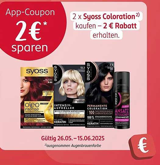 2 x Syoss Coloration kaufen – 2 € Rabatt erhalten