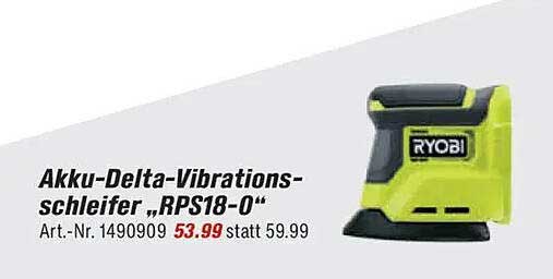 Akku-Delta-Vibrationsschleifer RPS18-0